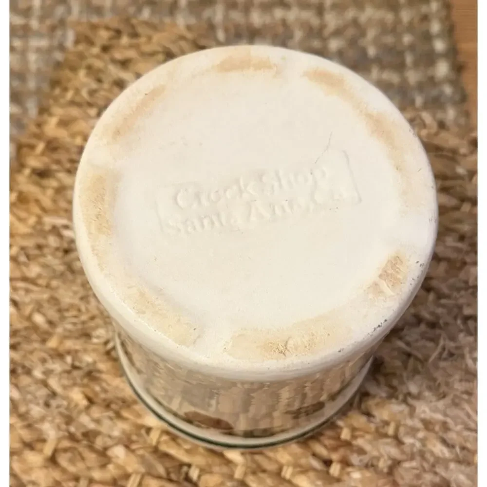 Vintage APPLE CROCK Ivy Crock Shop Santa Ana, CA 5.5”Pottery 3455-66